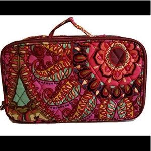 Vera Bradley Blush & Brush Makeup Cosmetic Case